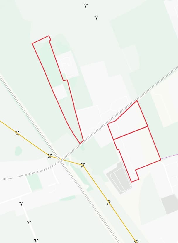 Screenshot of site planning tool